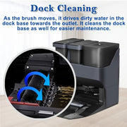 Roborock S7 MaxV Ultra, S8 Pro Ultra, G10 seriyalari uchun 3 ta yuqori tezlikda o'z-o'zini tozalovchi rolik cho'tkalari to'plami - Asosiy cho'tka yuvilishi mumkin va polga ulanish qismi mustahkam plastikdan tayyorlangan.