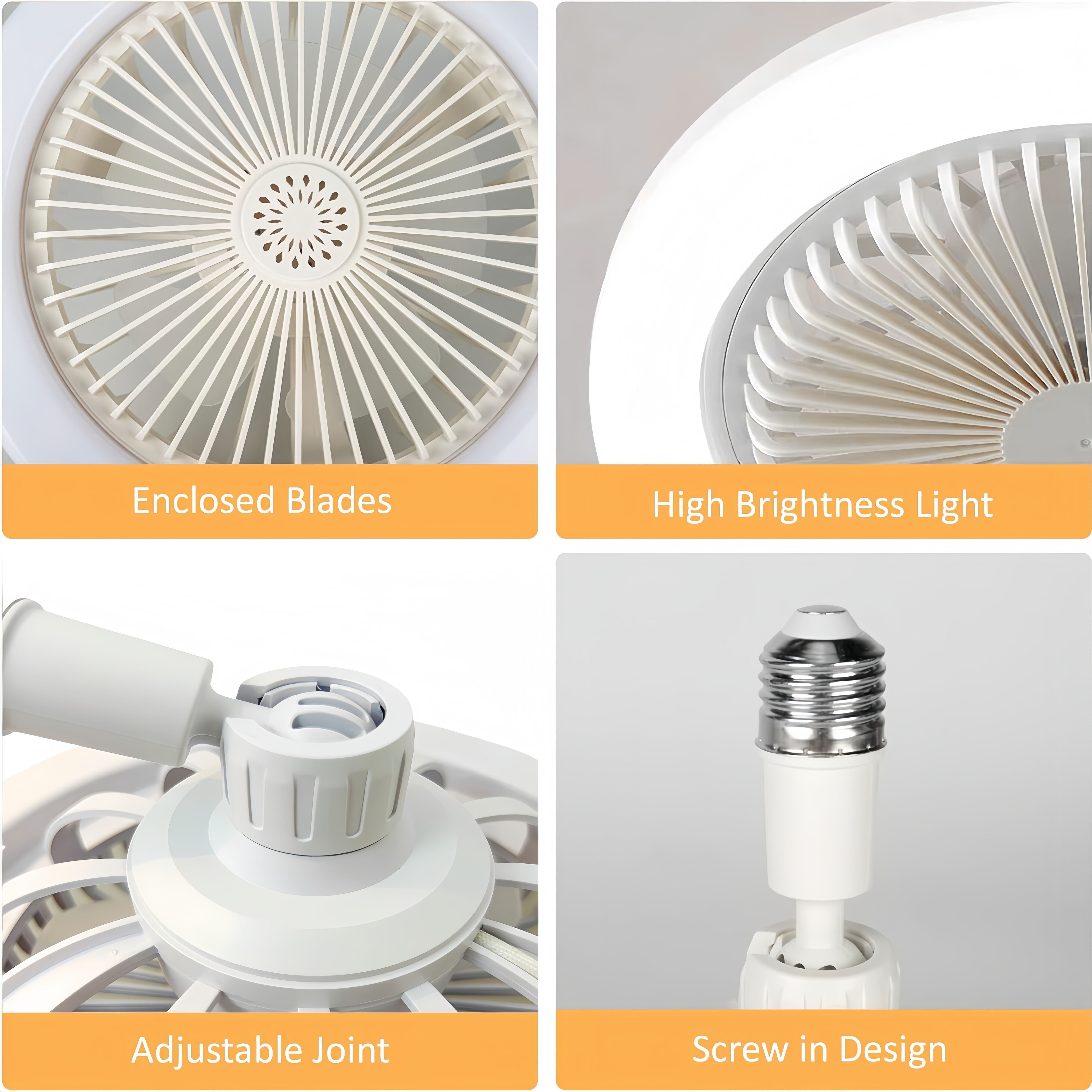 Цветовая меняющаяся светодиодная потолочная вентилятора с затемнением и пультом дистанционного управления