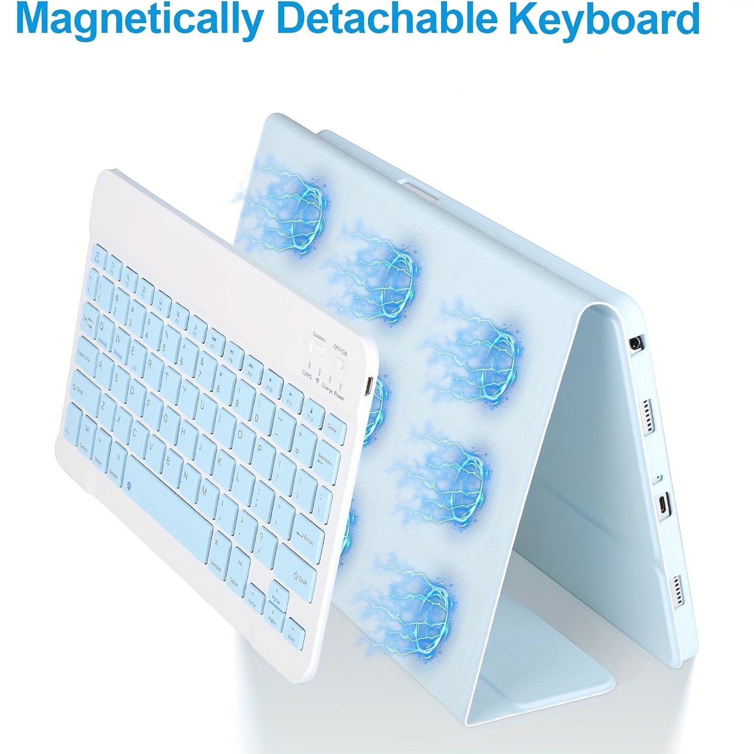 Keyboard Cover for Samsung Galaxy Tab A9 Plus 27.94cm 2023 with S Pen Holder Removable Keyboard Auto Wake Sleep