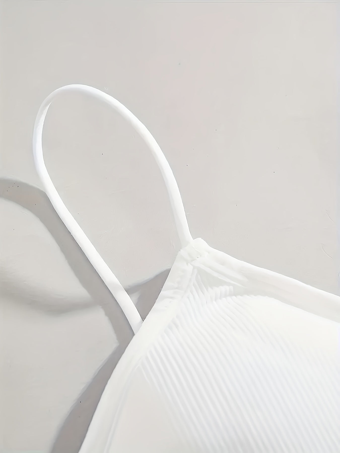 Women's Lingerie Set Ribbed Push-Up Bra and Stretchy Briefs Solid Nylon Blend