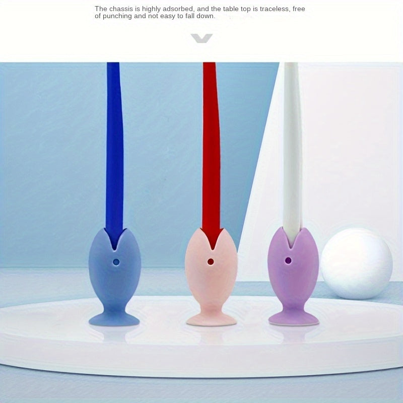Fish Shaped Silicone Toothbrush Holder Mini Portable Travel Toothbrush Cover
