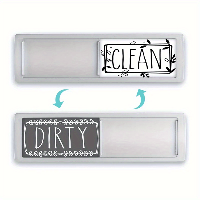 Cartel magnético reversible para lavavajillas con opciones de imán fuerte que no ralla o adhesivo