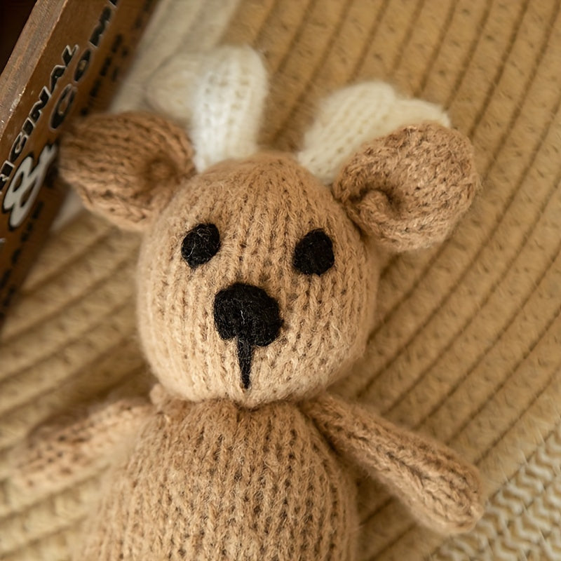 Baby Crochet Hat and Outfit Set for Newborns with Deer Design and Soft Acrylic