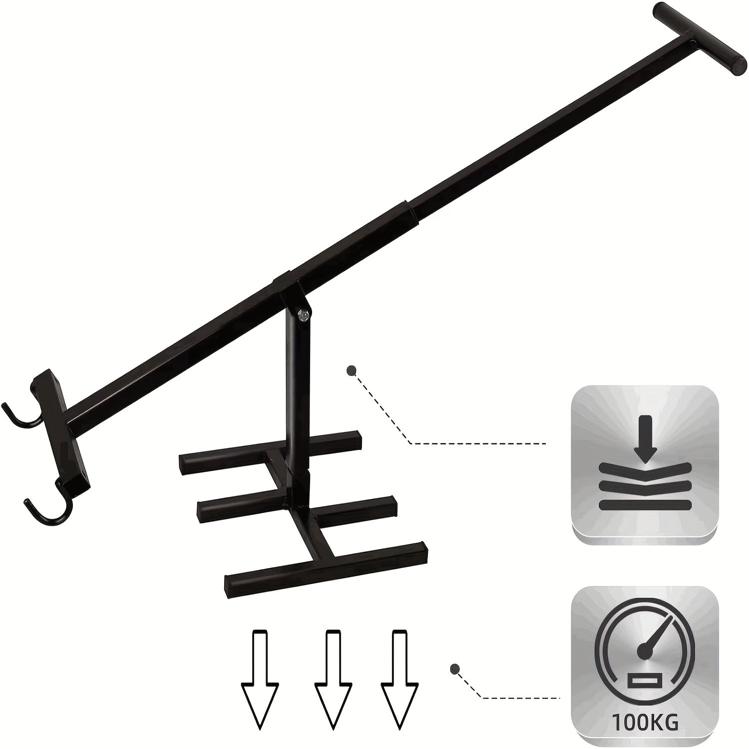 Manual trash presser and crusher reduces garbage volume by 70% portable waste crusher heavy-duty alloy steel for home camping