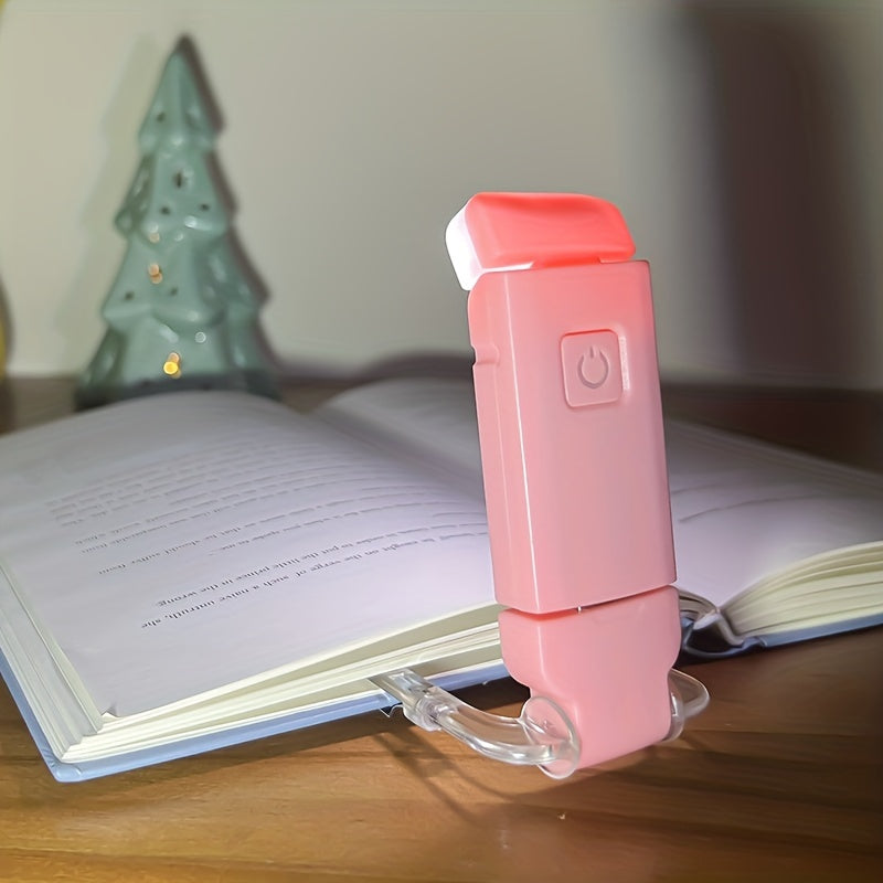 Dimmable LED Clip-On Book Reading Light Touch Control Warm White Eye Protection Tabletop Lamp