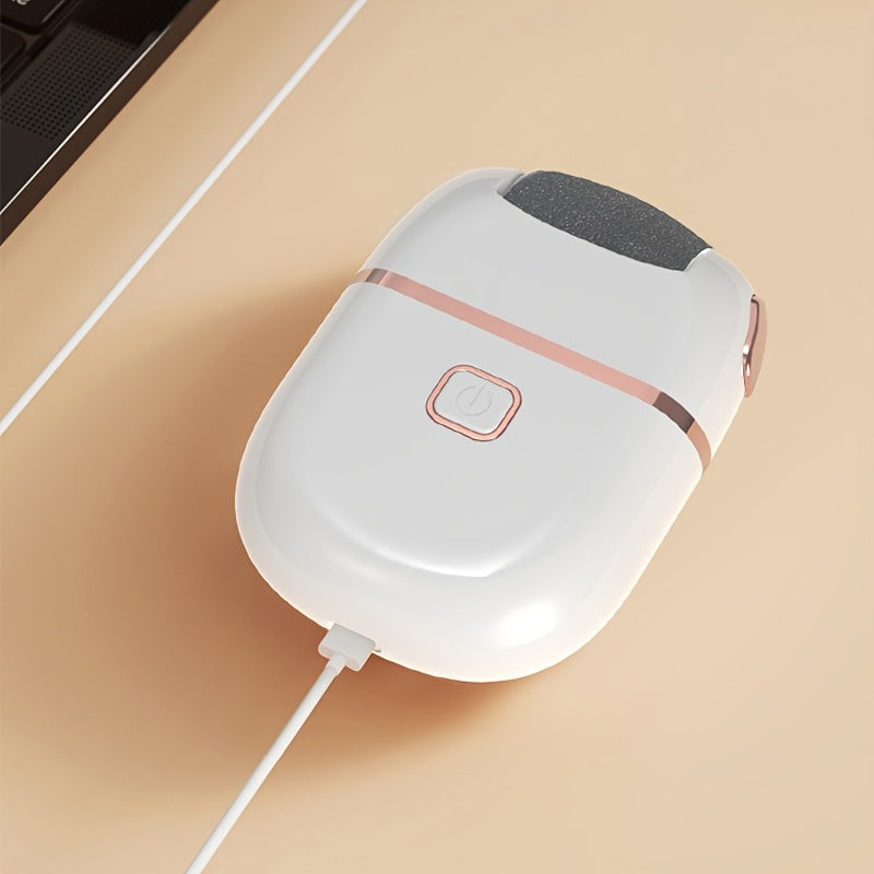 Electric Foot Scraper with 3 Interchangeable Heads Rechargeable Callus Remover Tool