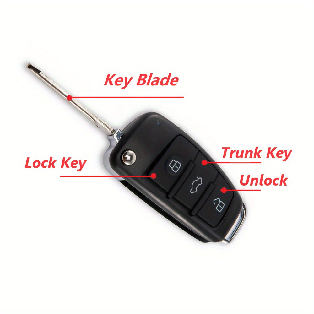 Car Remote System Keyless Entry PE Material with 2 Keys Vehicle Locking and Find Car Function
