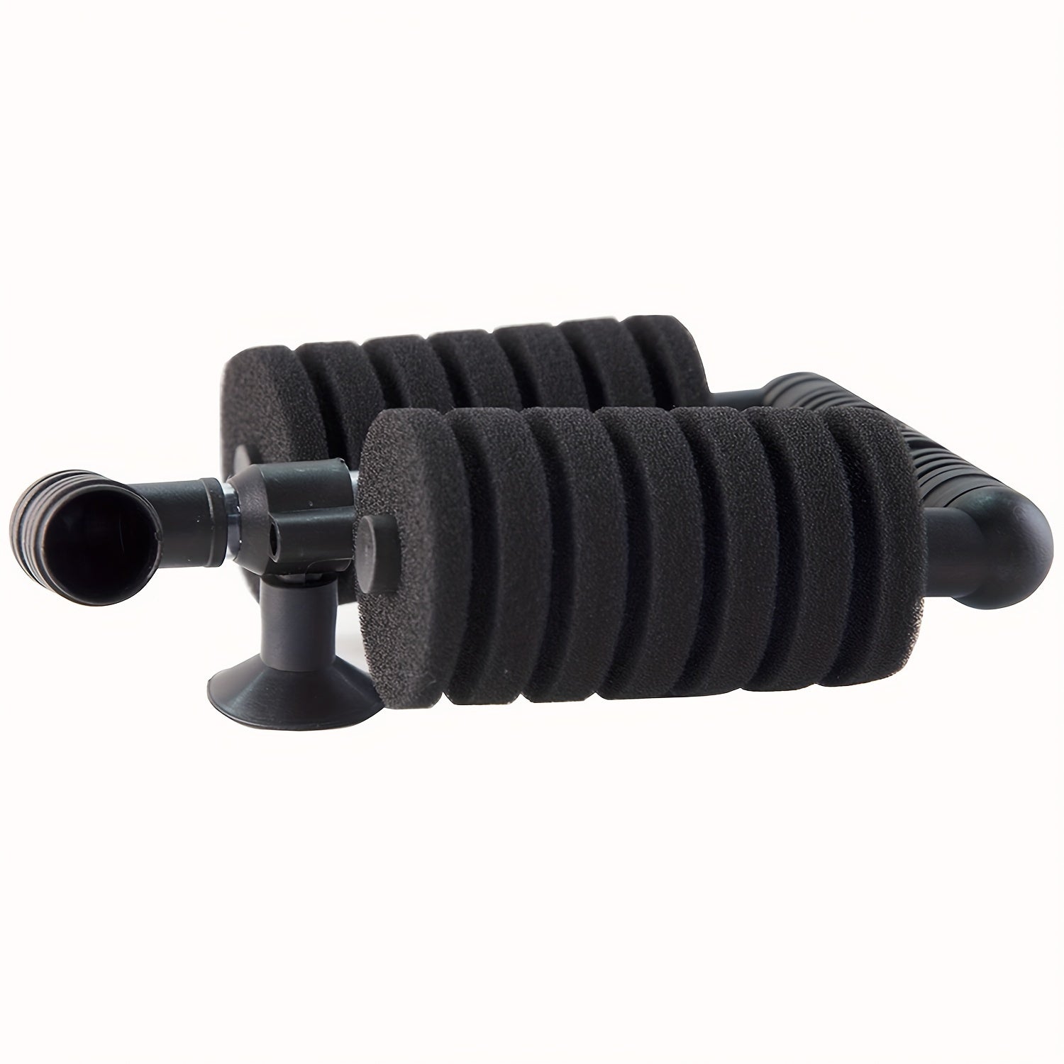 Silent Dual Sponge Biochemical Aquarium Filter for Fish Tanks Up to 55 Gallons
