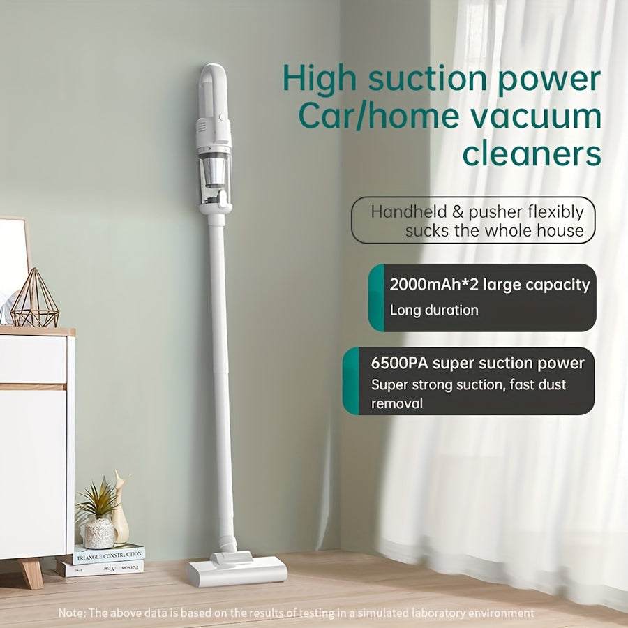 Cordless Handheld Vacuum Cleaner 9500PA Suction LED Light Car Cleaning Kit