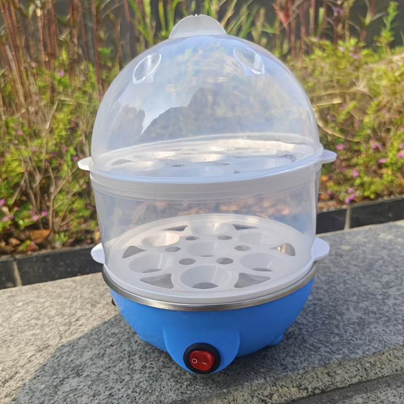 Multi-Function Egg Cooker Stainless Steel Automatic Power Off Food-Grade Kitchen Appliance