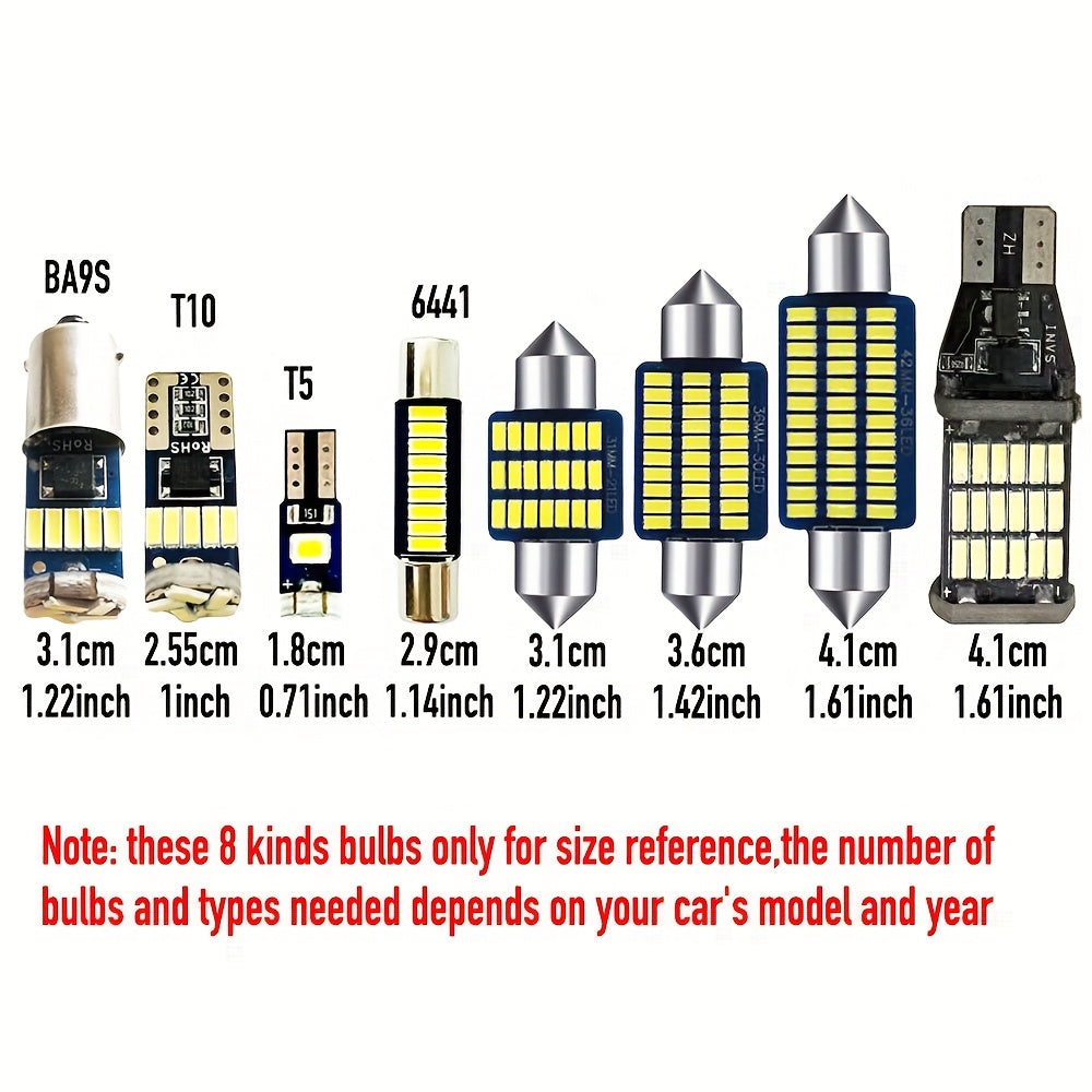 Car Interior LED Light Kit for SUV Cabin Decor Canbus Compatibility