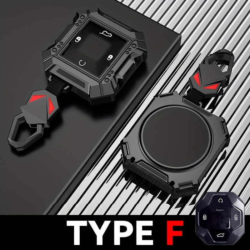 Car Zinc Alloy Key Case Chain for T2 Jetour Traveler 2023 2024 Accessories