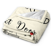 Flannel Throw Blanket for Couples Soft Stain-Resistant All-Season Gift