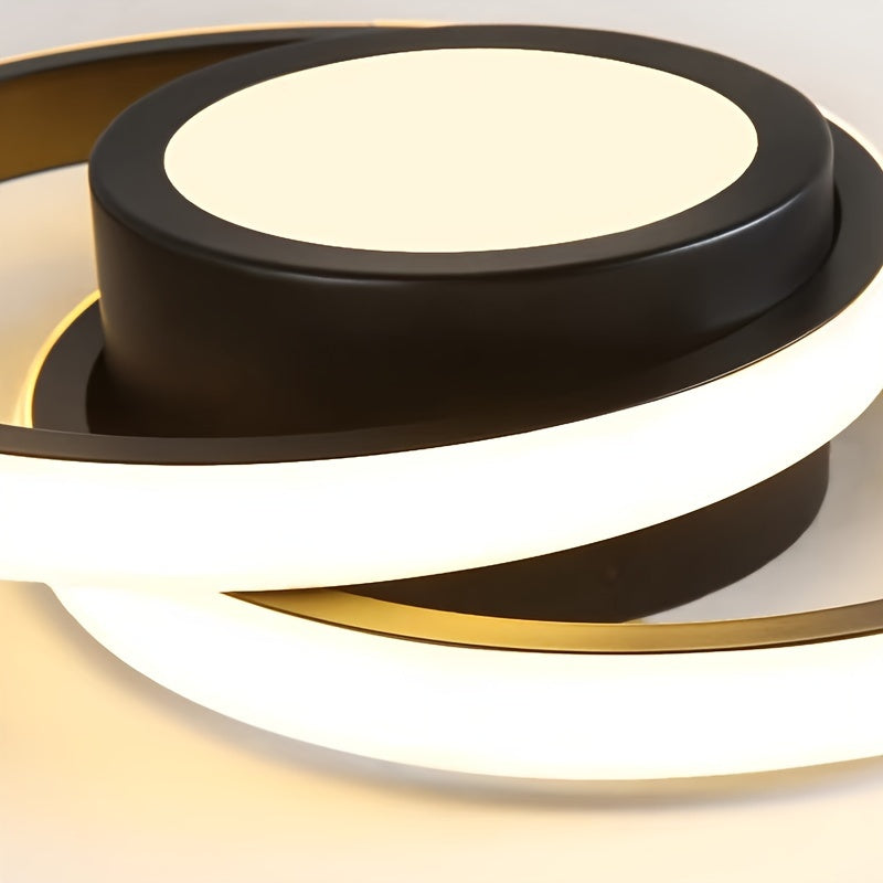 Zamonaviy LED shift chirog'i, qora dizaynda, ikki yorug'lik manbai bilan. Energiya tejovchi va mustahkam, yotoqxona, hammom va oshxona uchun mos. Keng voltaj diapazoni, 3 rangli xususiyatlarga ega.