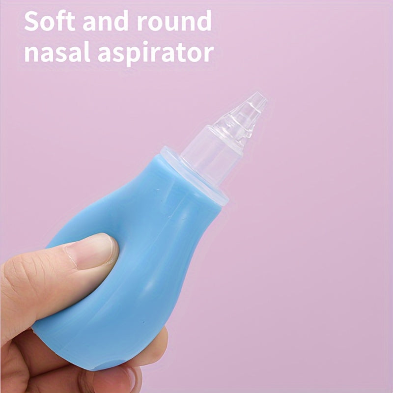 Kit de cuidado para bebé 6 piezas Juego de viaje Aspirador nasal Cepillo de baño Cortauñas Rosa Azul