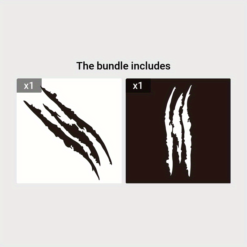 Yorug'likka qarshi vinil avtomobil stikerlari - suv o'tkazmaydigan qora tirnoq belgilari uchun faralar