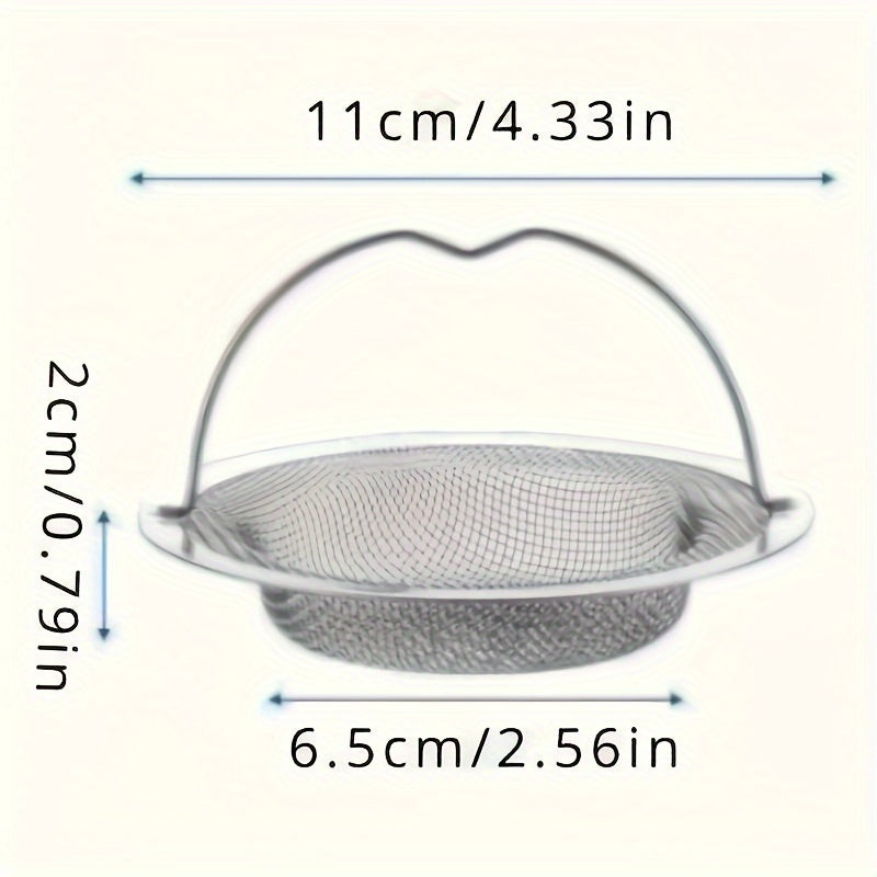 Stainless Steel Sink Strainer Basket Universal Fit Kitchen Drain Filter