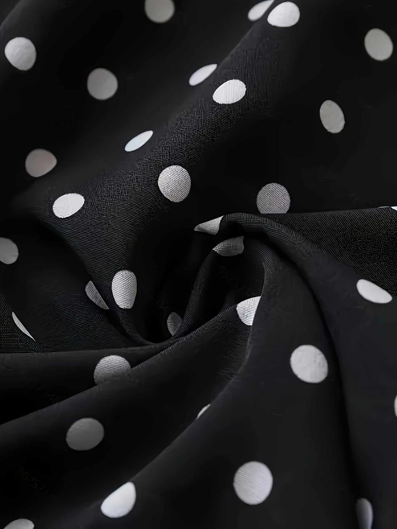 Vestido de lunares de talla grande para mujer verano casual túnica con mangas cortas