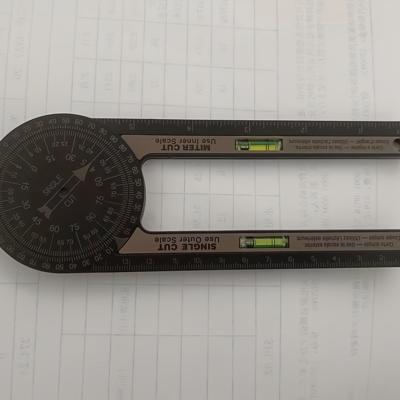 Medidor de ángulo giratorio para carpintería y renovación del hogar