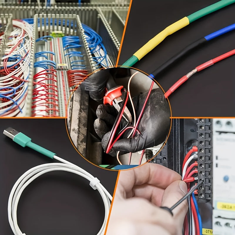 Heat Shrink Cable Sleeve Kit 580pcs 2:1 Polyolefin Insulation Assorted Sizes