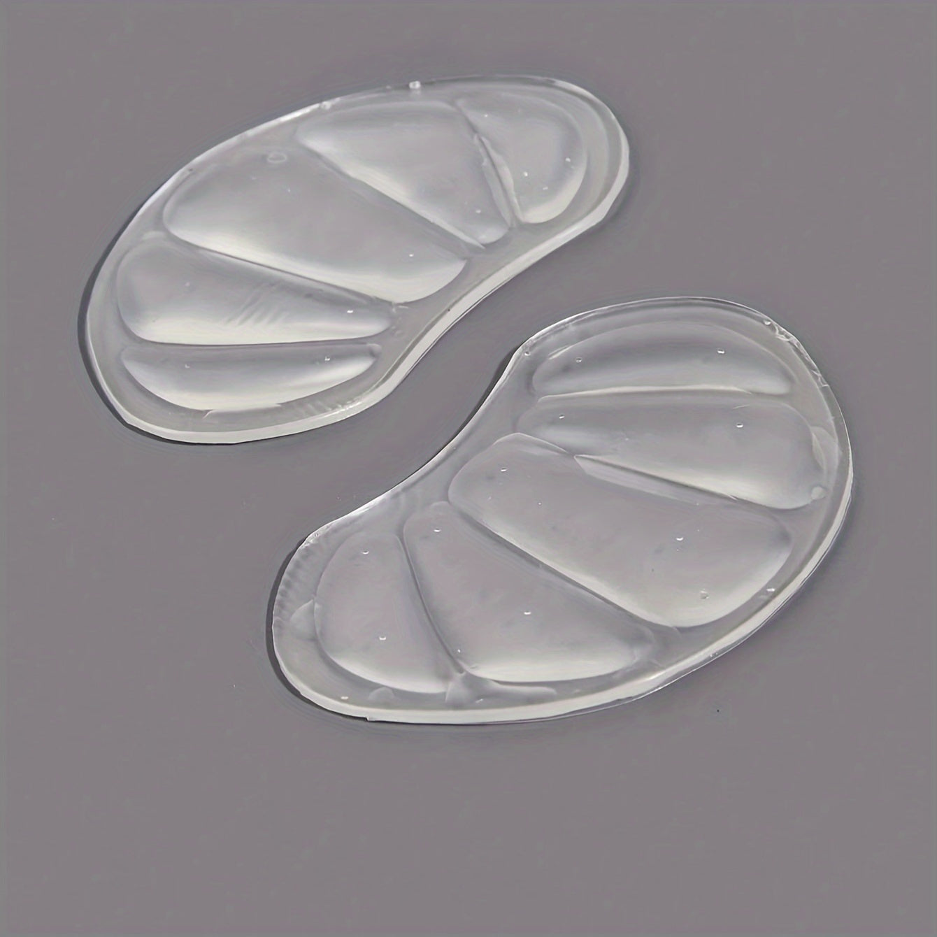 Unisex Transparent Gel Insoles for Pain Relief and Support, Cushions