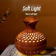 Цветной мини-увлажнитель USB с 3-лепестковой цветочной настольной туманогенератор