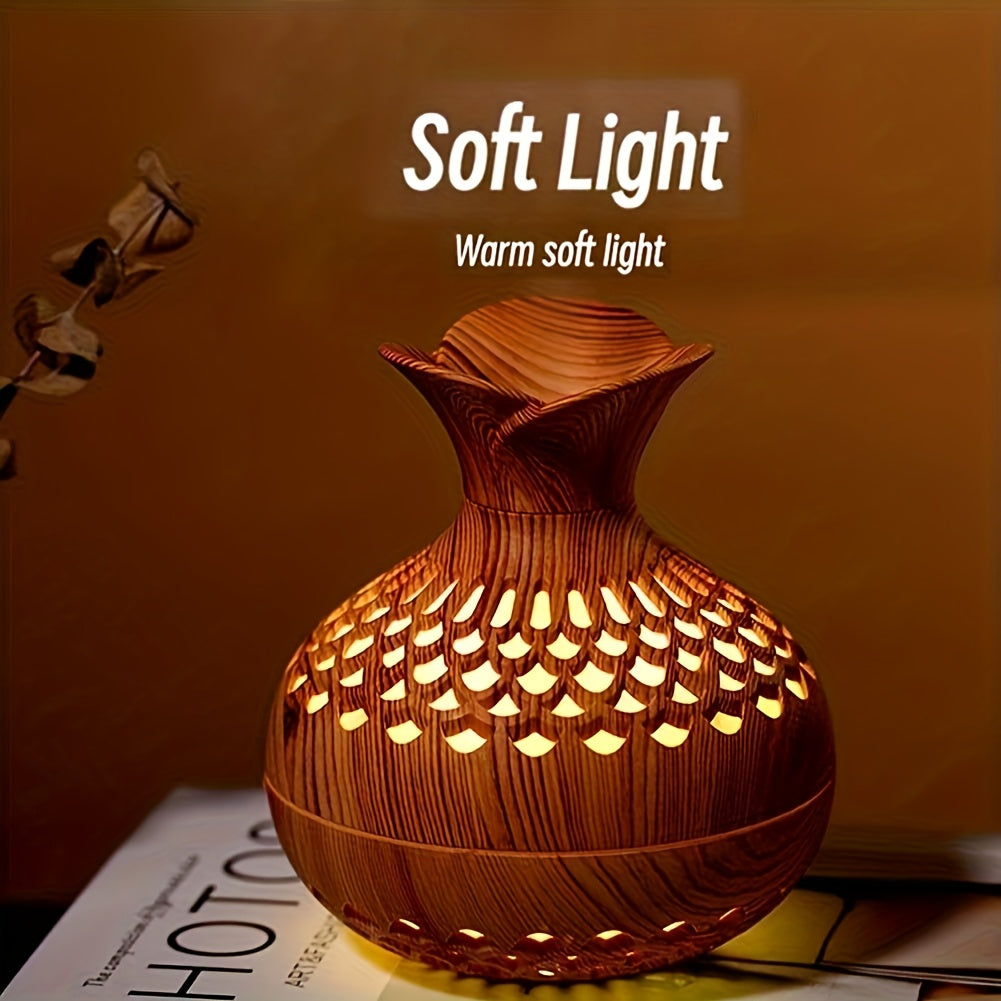 Цветной мини-увлажнитель USB с 3-лепестковой цветочной настольной туманогенератор