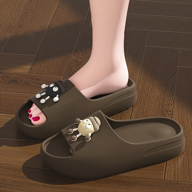 Women's EVA Slides Ultra-Soft Quick-Dry Indoor Outdoor Solid Color