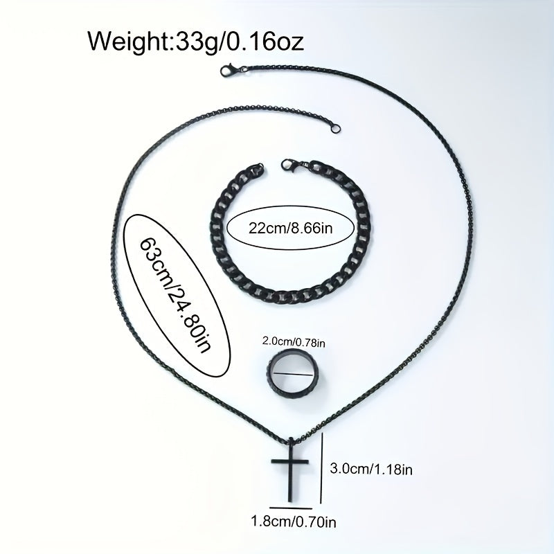 To'rt nafar erkaklar uchun quarts soatlari to'plami, dumaloq alloy korpuslar va faux charm bilan ta'minlangan taqinchalar bilan