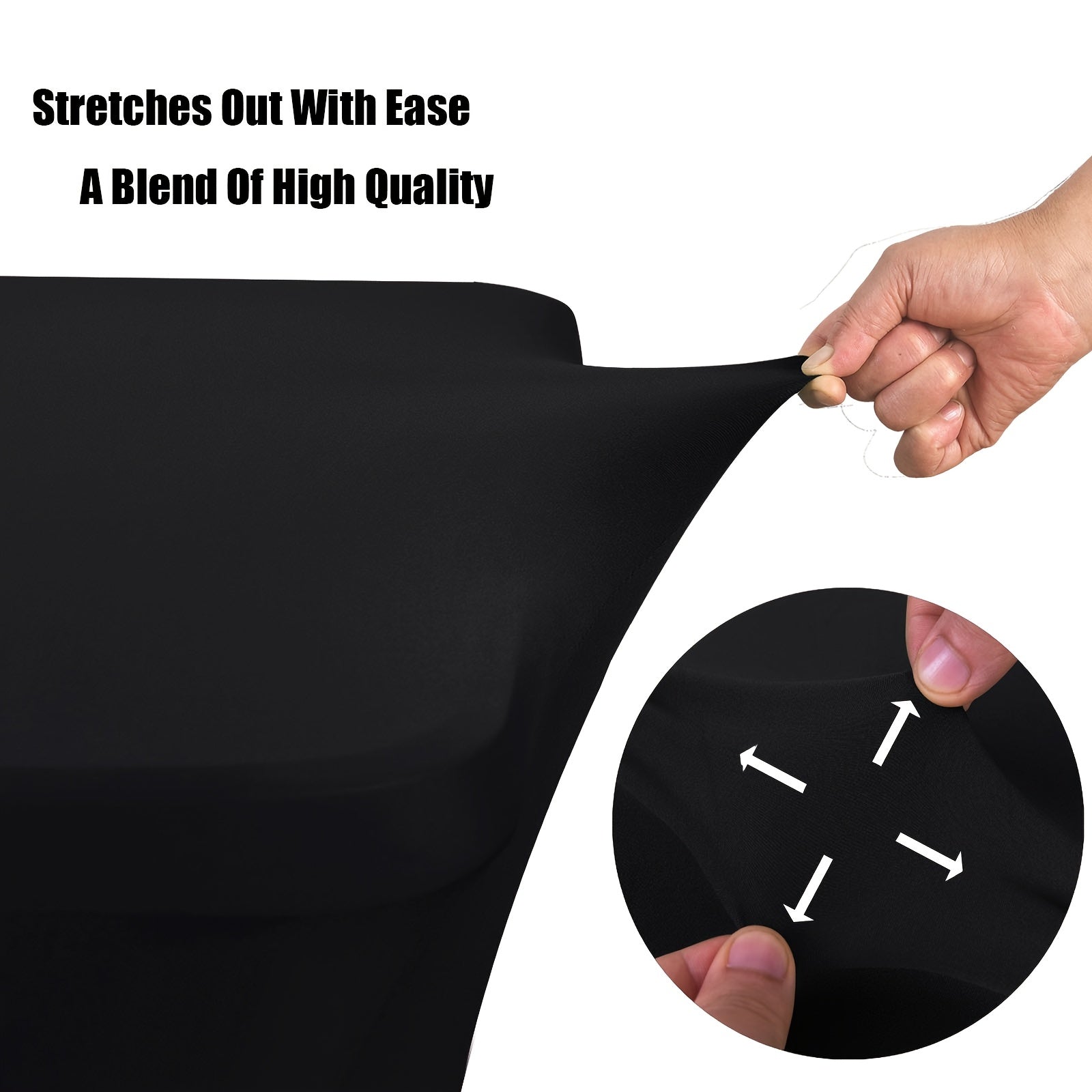 Stretch Spandex Tablecloth for Weddings Parties and Events Durable Polyester Blend Mixed Color