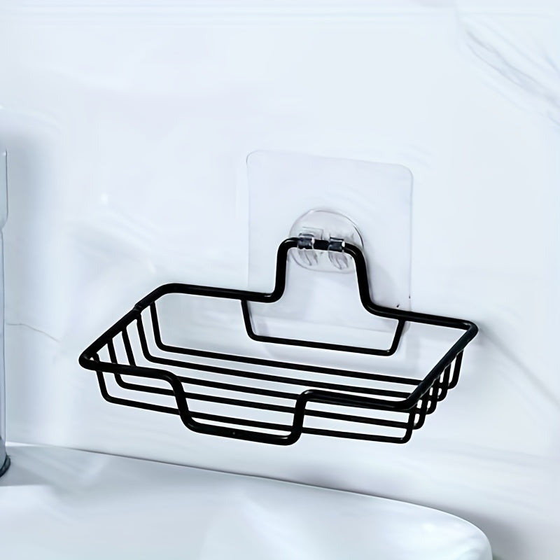 Stainless Steel Wall-Mounted Soap Dish with Drainage for Bathroom