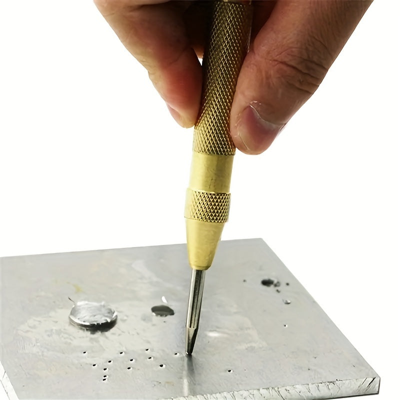 Manual Glass Breaker Punch Tool Spring-Loaded for Marking Gold Components