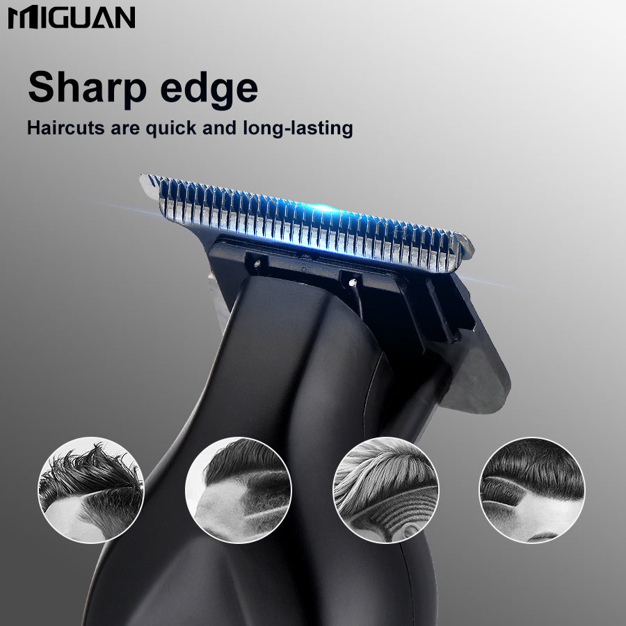 Cortapelos eléctrico con 4 peines limitadores, carga USB para corte de cabello masculino