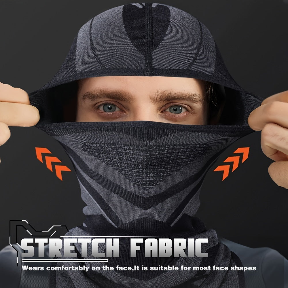 Unisex Breathable Knitted Motorcycle Balaclava Windproof Head Cover