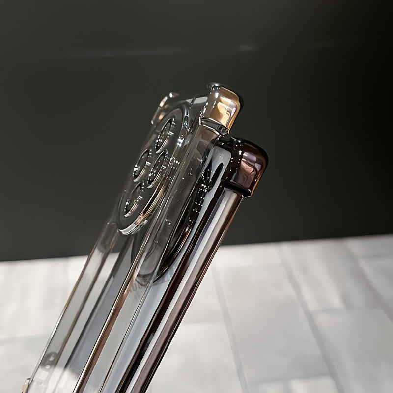 Redmi 14C Phone Case with Gyroscope Bracket Shockproof TPU Cover