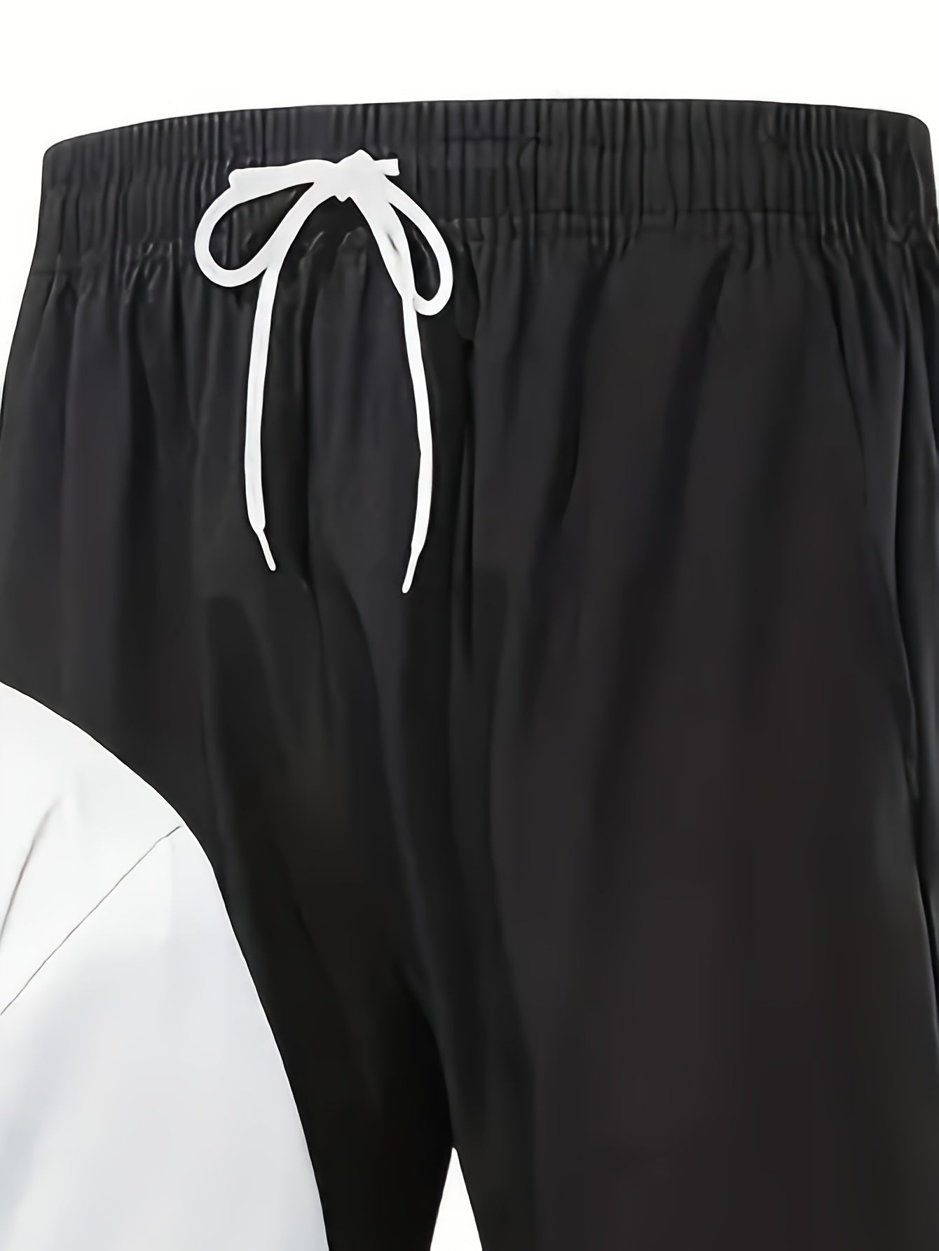 Men's Casual Sports Suit Woven Fabric Color Block Hooded Polyester