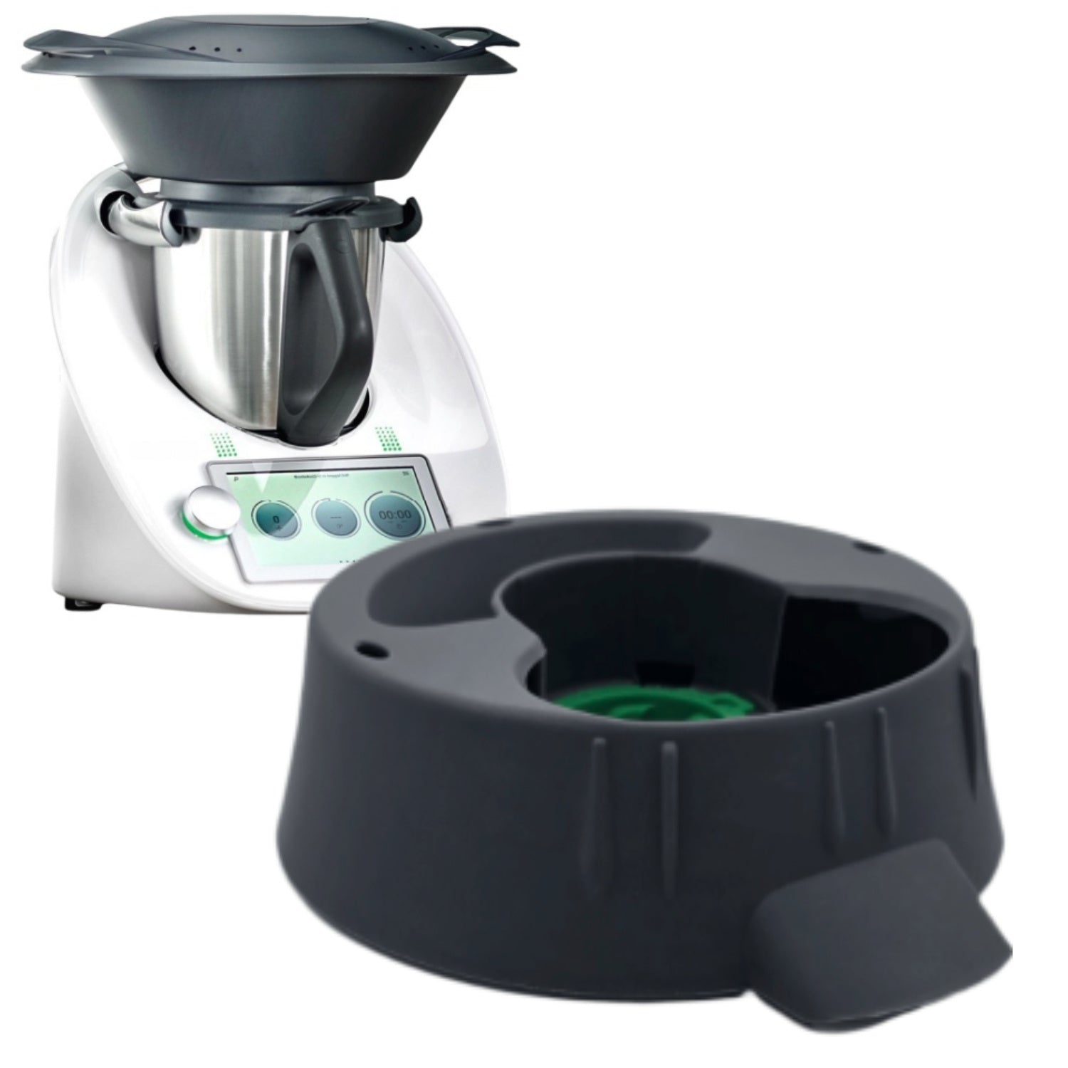 Thermomix aralashtirgichlari uchun asosiy qozon - Oshxona va restoran uchun ko'p maqsadli aralashtirish idishi, TM5/TM6/TM31/TM21 modellari bilan mos keladi, idish-tovoq yuvish mashinasida yuvish mumkin