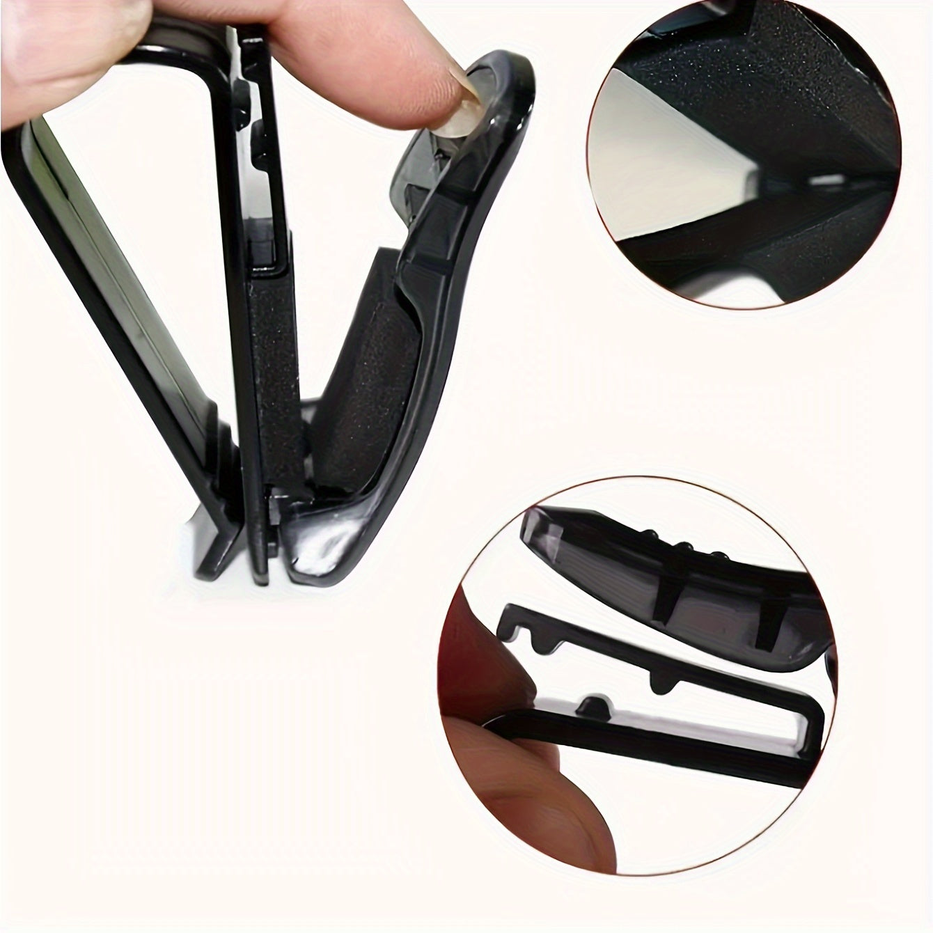Car Sun Visor Organizer with Ticket and ID Card Slots Durable ABS Material