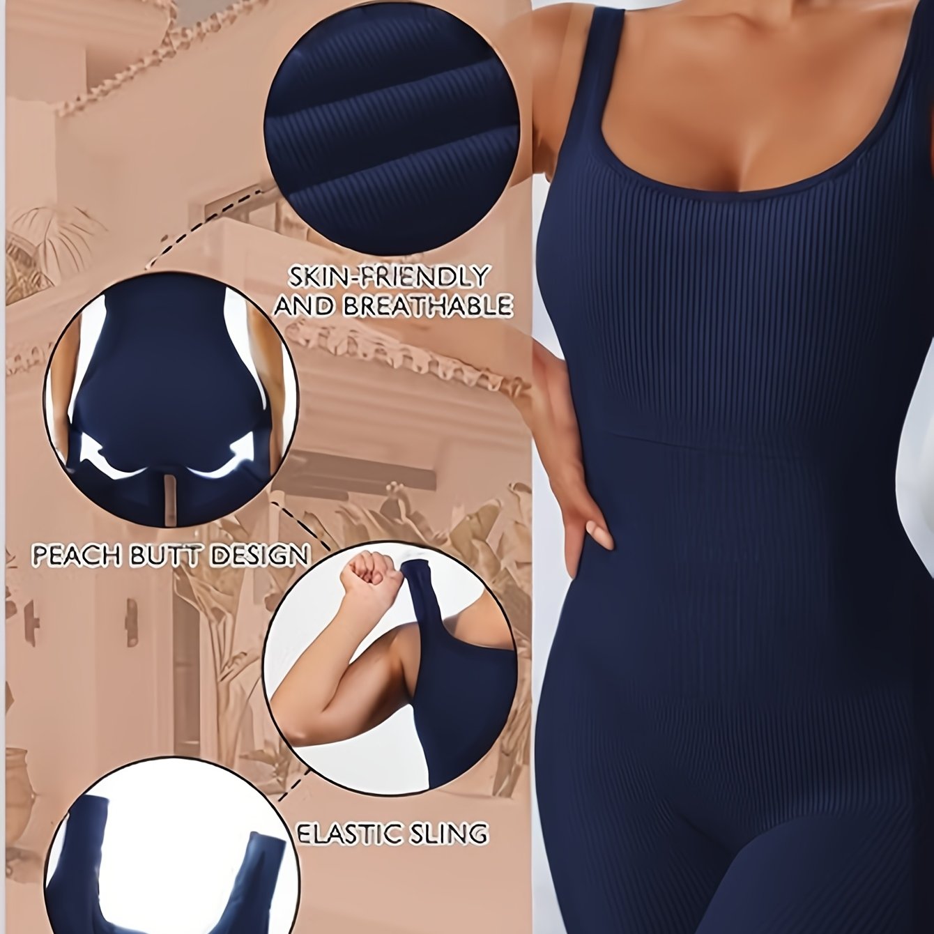 Women Plus-Size Seamless Body-Shaping Bodysuit for Winter Fitness