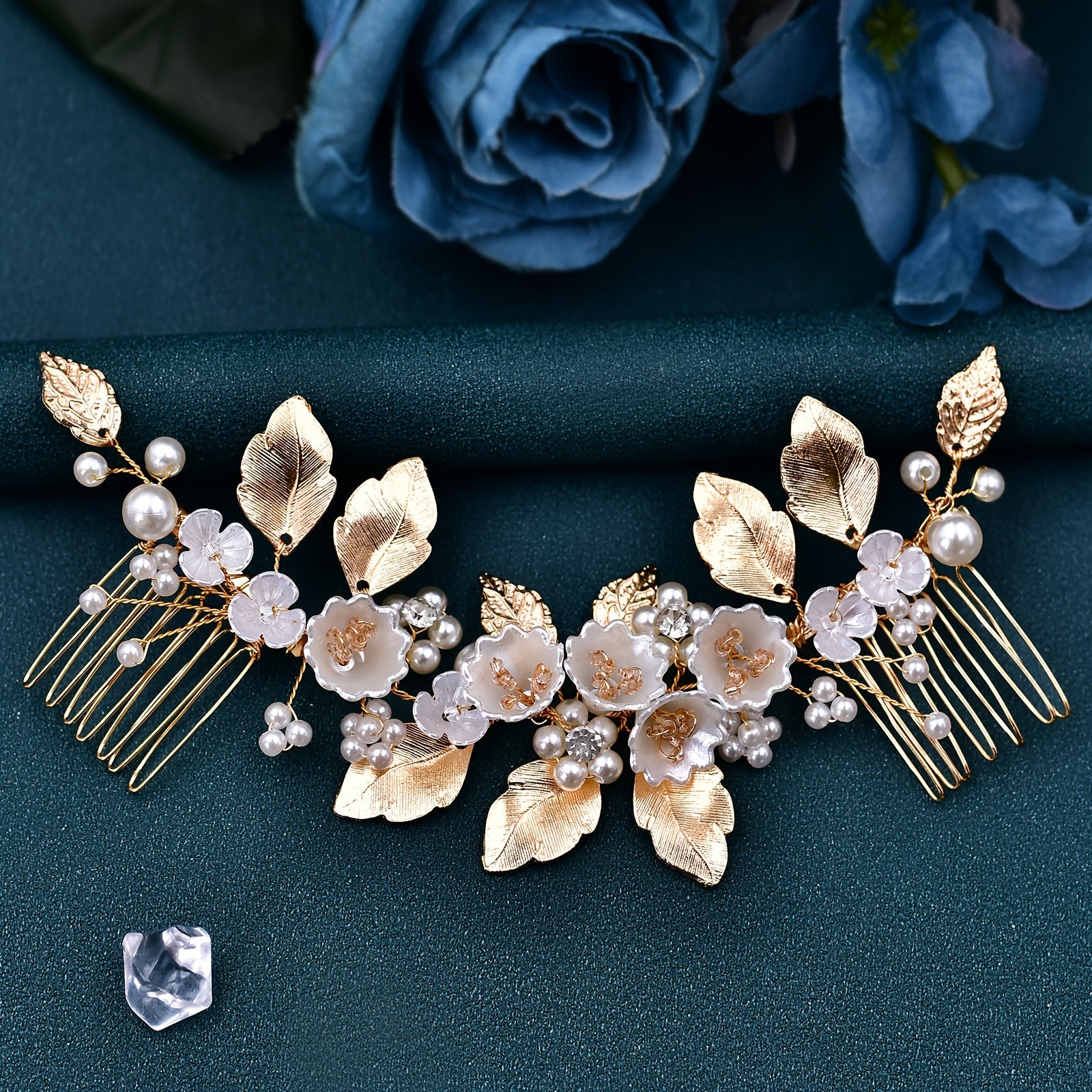 Vintage gulchambarli oltin soch tarozi, ikki tomonlama ta'til sovg'asi