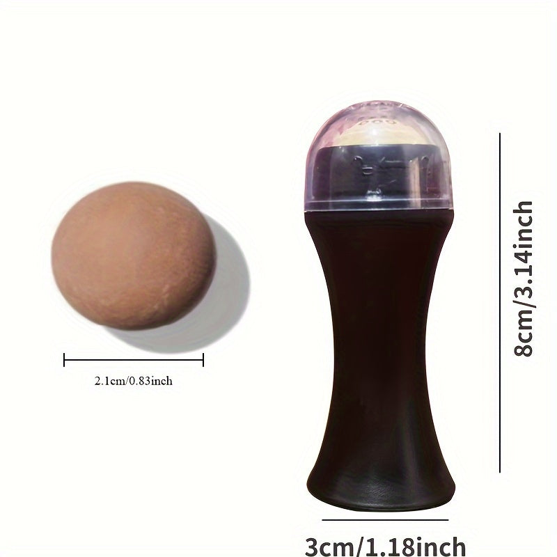 Unisex Oil-Absorbing Pore Roller Balls Reusable Oil-Removing Tool