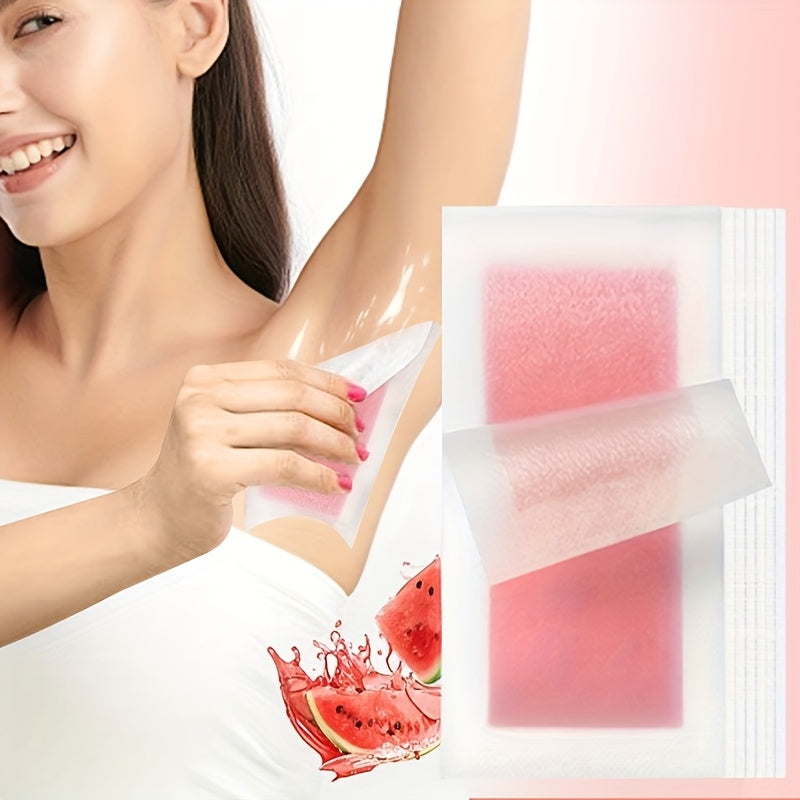20 Pcs Watermelon Hair Removal Wax Paper, Painless, Long Lasting
