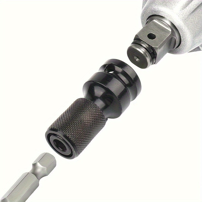 Steel Hex Shank Drill Bit Adapter for Power Drill 1/2 to 1/4 Inch