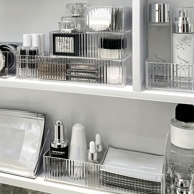 Acrylic Cosmetic Organizer with Drawer for Makeup and Skincare Storage