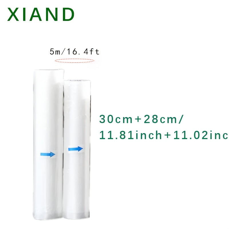 Ovqatni saqlash va tartibga solish uchun 2 ta vakuum oziq-ovqat saqlash sumkasi to'plami