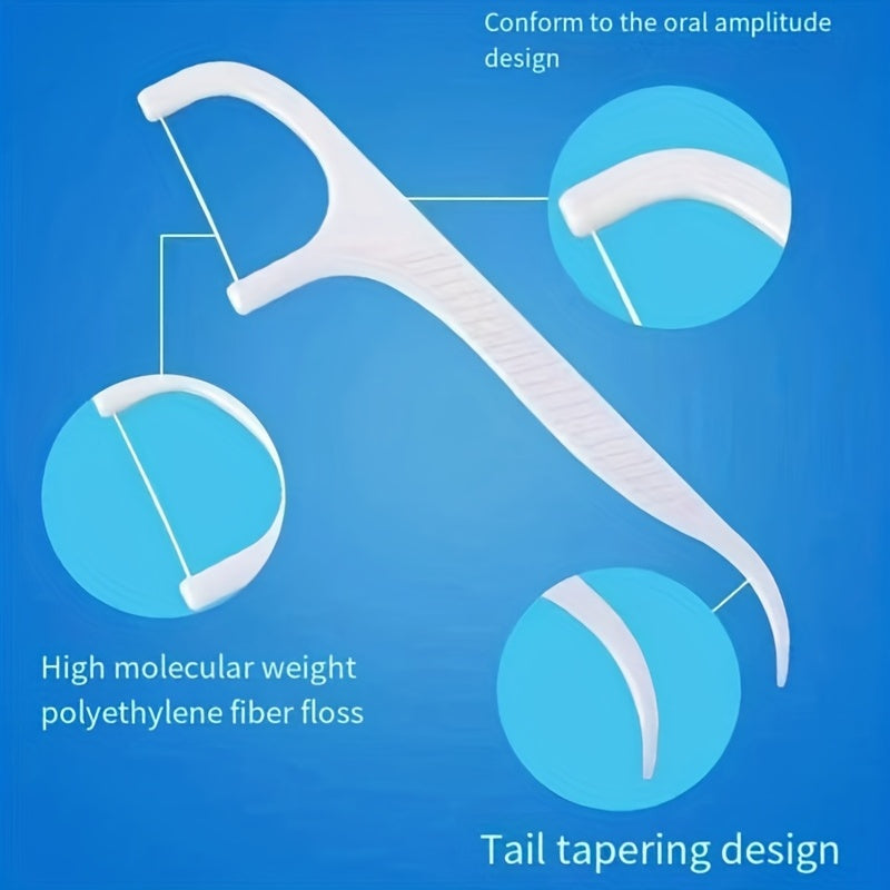 Disposable Dental Floss Rods Sterile Polymer Superfine Floss for Teeth Cleaning