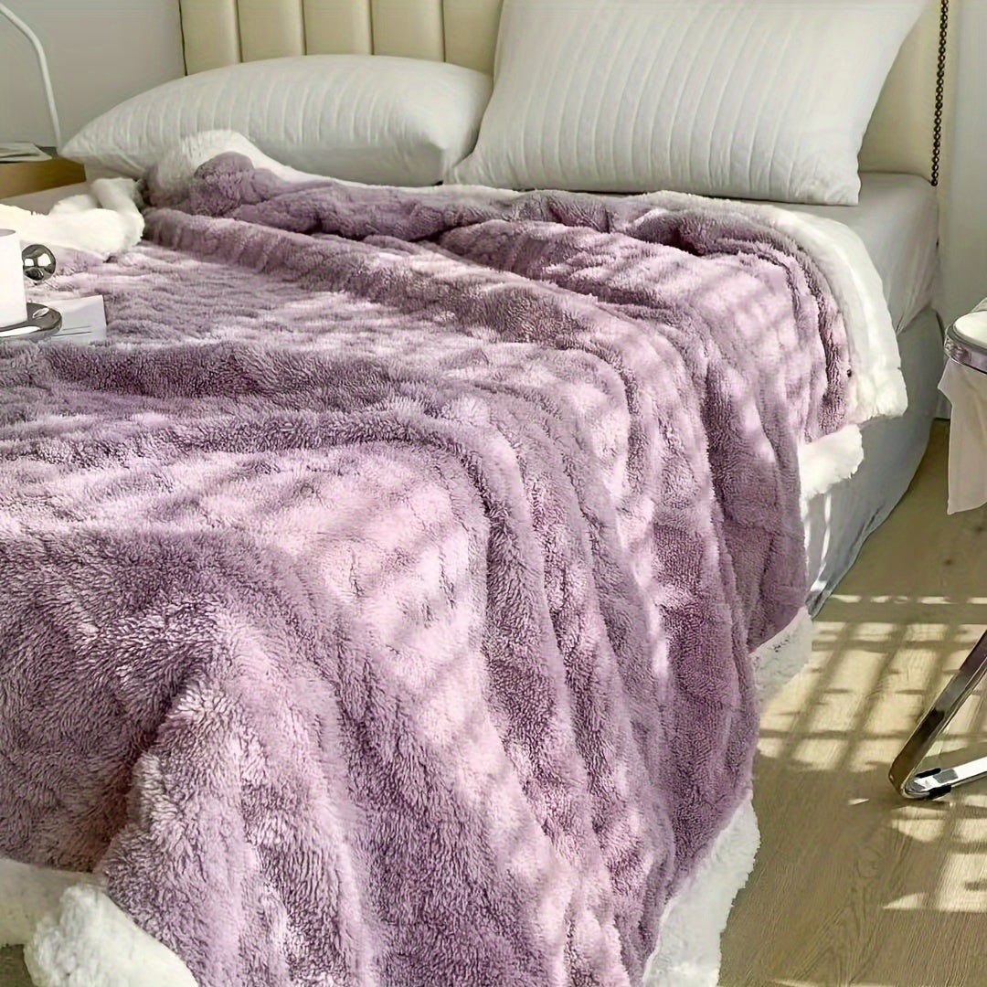 Manta de felpa de tafeta ultra suave amarilla para sofá, cama, viaje y calor