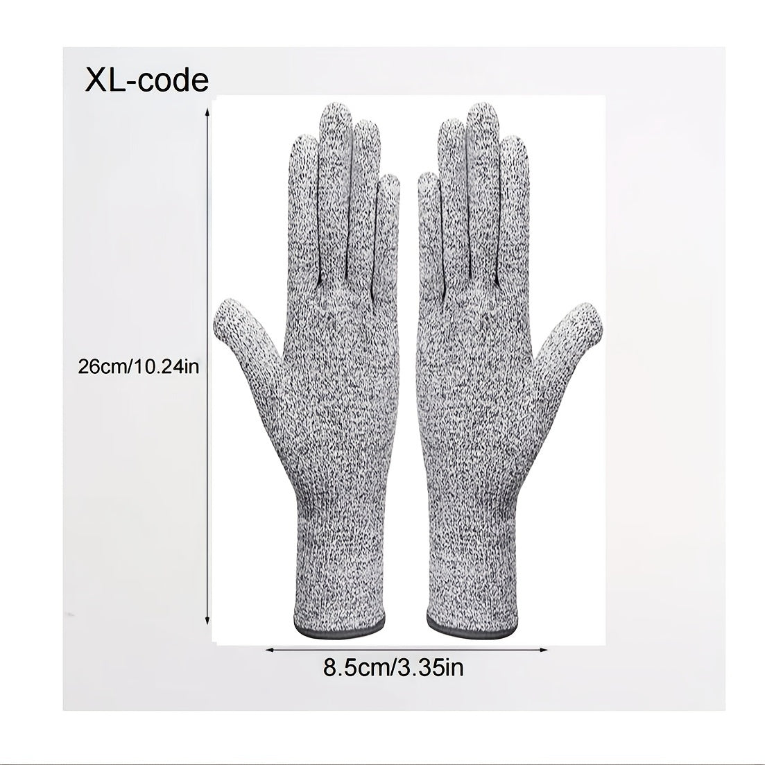 Pair of Cut-Resistant Gloves for Woodworking and Gardening, Hand Protection