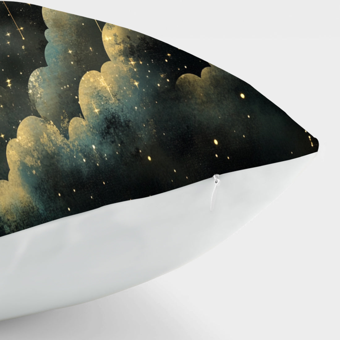 Современная наволочка для подушки с дизайном звездной ночи и луны, изготовленная из 100% полиэстера, ткань персиковая кожа, машинная стирка, с застежкой на молнии. Размер 30x50 см с декоративным чехлом для любой комнаты.