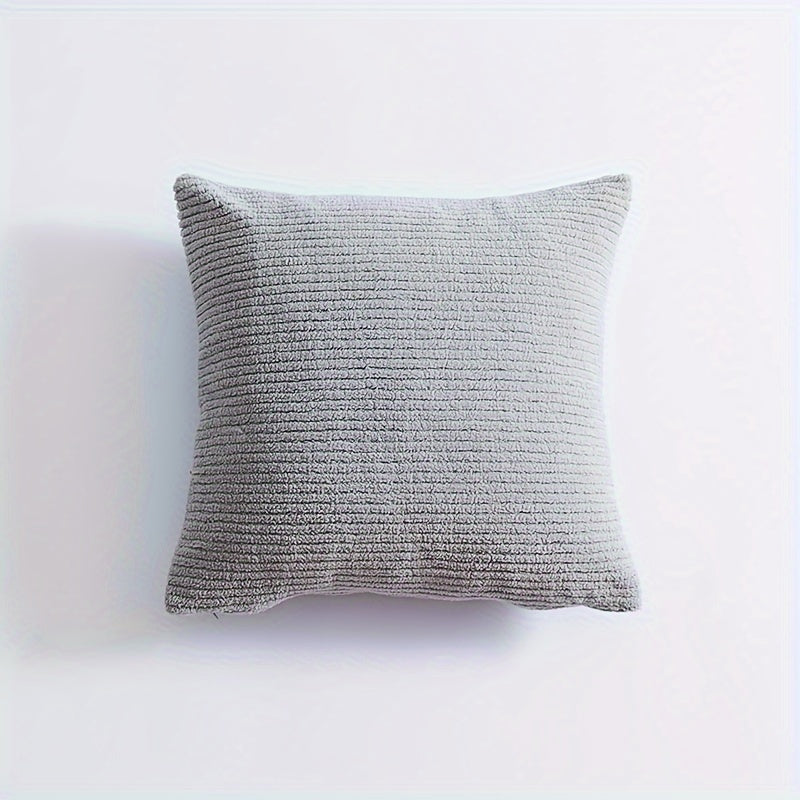 Orange Pillow Cover 30x50cm or 45x45cm Polyester Zipper Closure